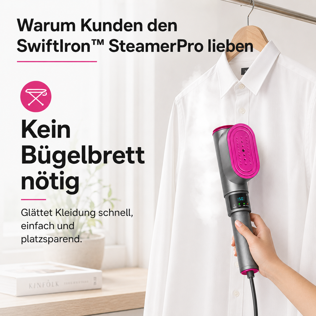 SwiftIron™ SteamerPro 2-in-1
