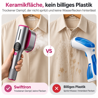 SwiftIron™ SteamerPro 2-in-1 Steamer & Iron - All-in-One Kit