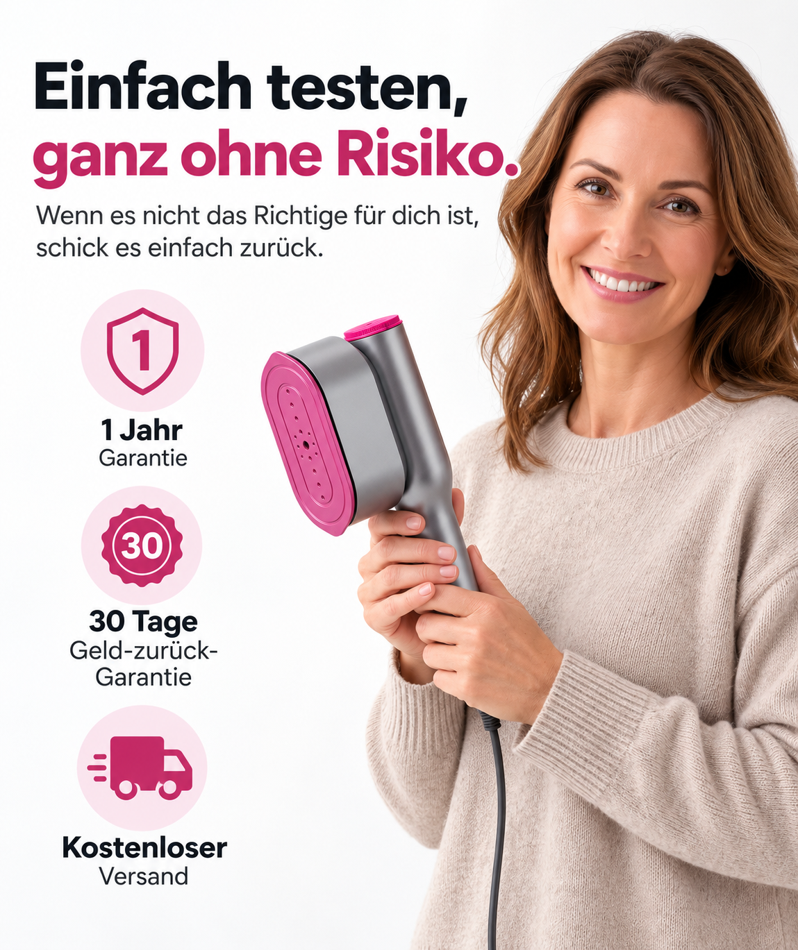 SwiftIron™ SteamerPro 2-in-1