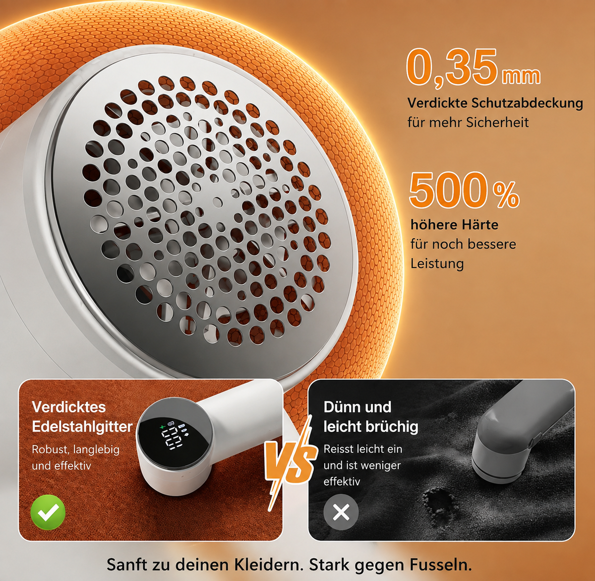 SwiftIron™ Elektrischer Fusselentferner